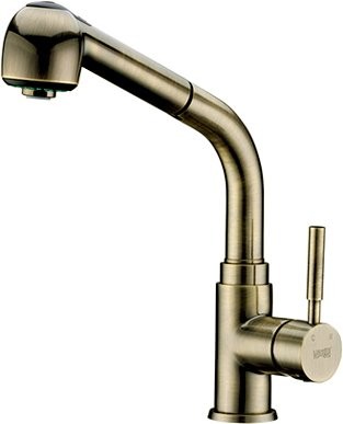 Смеситель для кухни Wasserkraft A8237 светлая бронза
