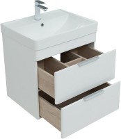 Тумба с раковиной Aquanet Arlen 60 подвесная, 2 ящика