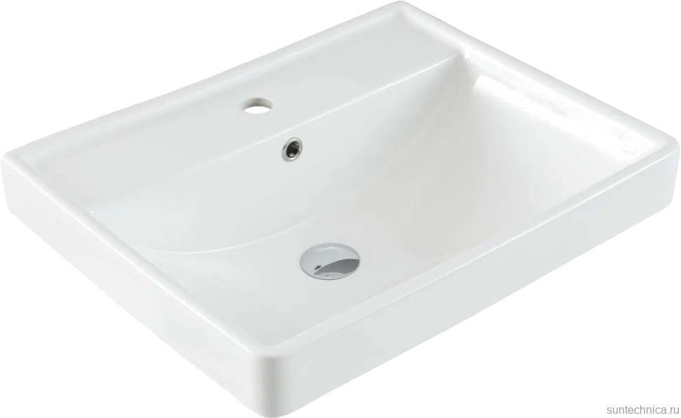 Тумба с раковиной Aquanet Arlen 60 подвесная, 2 ящика