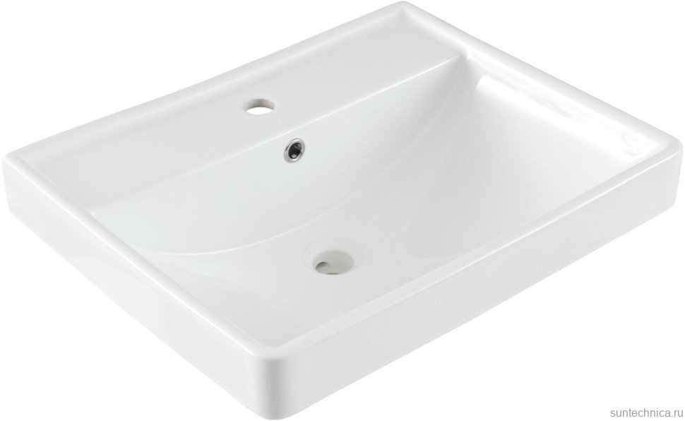 Тумба с раковиной Aquanet Arlen 60 подвесная, 2 ящика