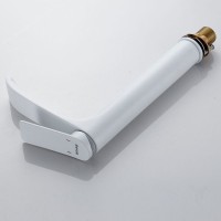 Смеситель для раковины/умывальника высокий Shevanik S4111C, белый