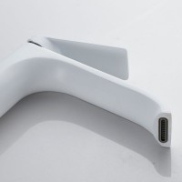 Смеситель для раковины/умывальника высокий Shevanik S4111C, белый