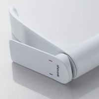 Смеситель для раковины/умывальника высокий Shevanik S4111C, белый