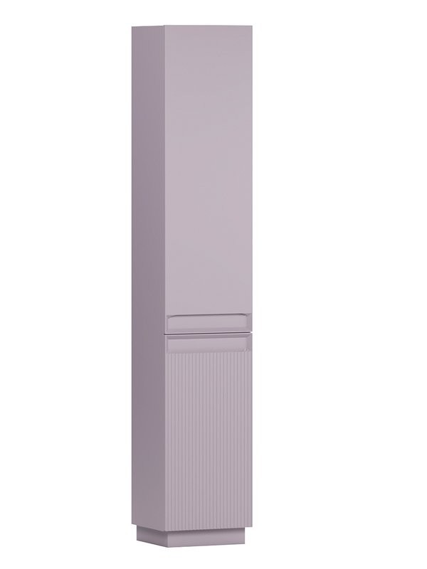 Шкаф-пенал для ванной Belux Базель 35 П напольный, лаванда