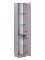 Шкаф-пенал для ванной Belux Базель 35 П напольный, лаванда