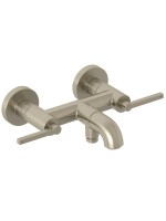 Смеситель для ванны с душем Kludi Nova Fonte Puristic 20540N515 брашированный никель PVD