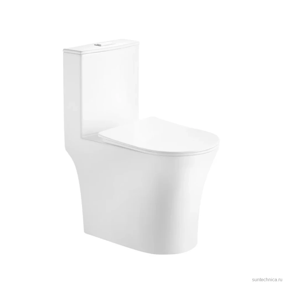 Унитаз-моноблок напольный Grossman Thin Rim GR-5607SQ