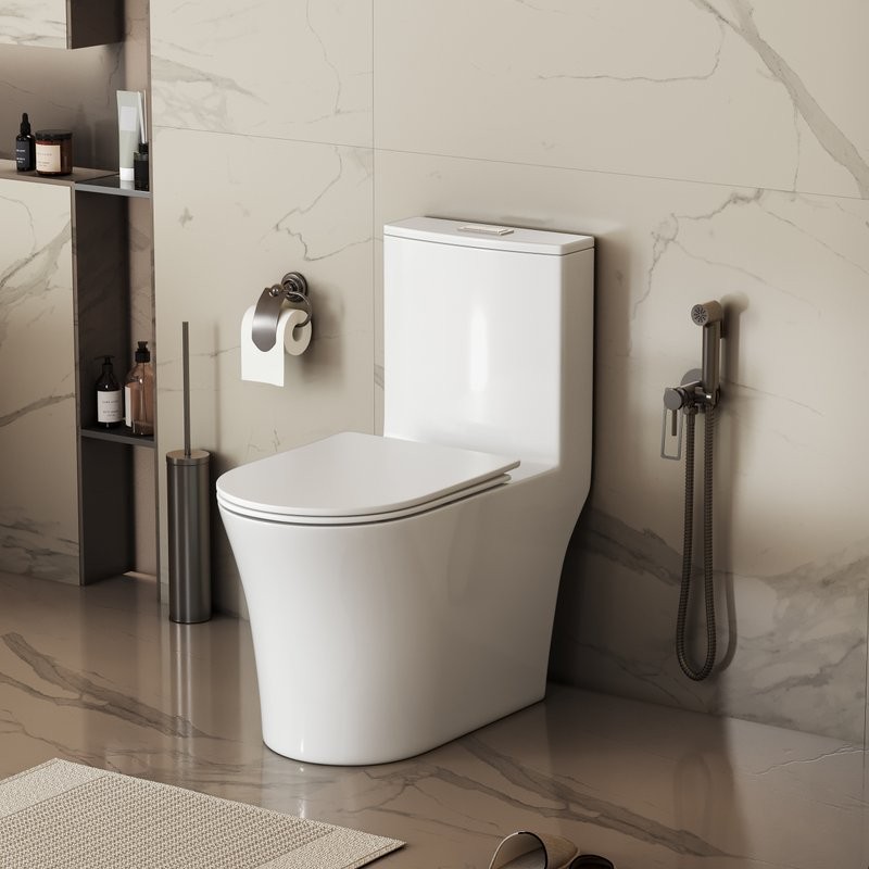 Унитаз-моноблок напольный Grossman Thin Rim GR-5607SQ