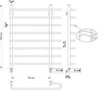Полотенцесушитель водяной Secado Венеция 2 105x60 см, бронза, лесенка, латунь Полотенцесушитель водяной Secado Венеция 2 105x60 см, бронза, лесенка, латунь