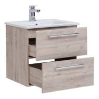 Тумба с раковиной Dreja Gio 60 подвесная, дуб кантри