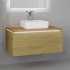 Мебель для ванной Jorno Karat 100, с подсветкой, светлый бук