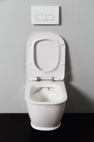 Унитаз подвесной BelBagno Prado BB10150CH безободковый, с микролифтом
