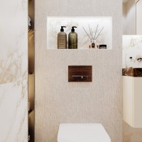 Система инсталляции для унитазов Lavinia Boho RelFix 77020025 4 в 1 с кнопкой смыва, венге