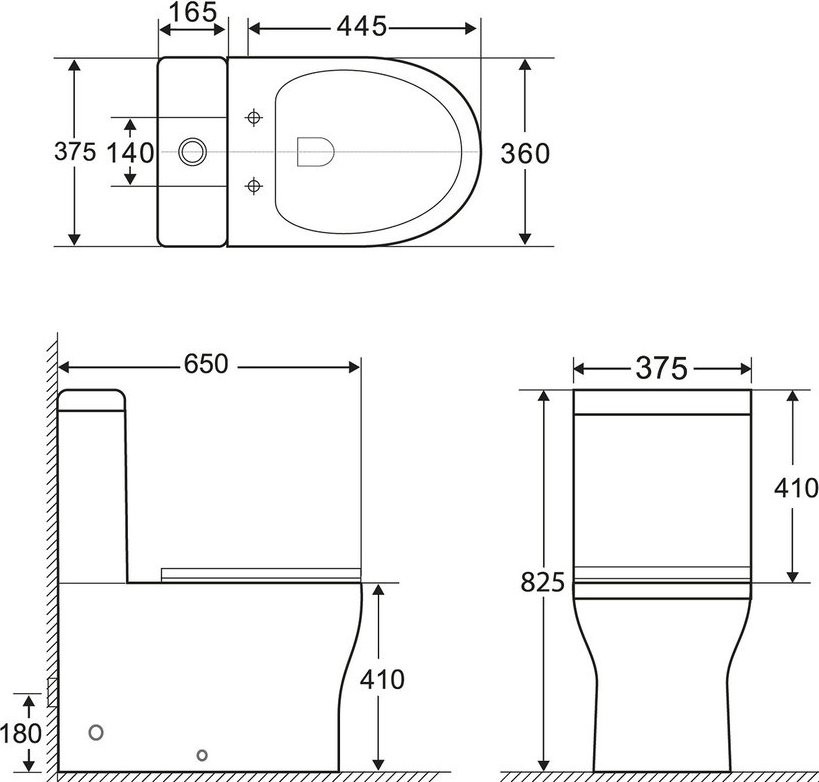 Унитаз-компакт напольный BelBagno Ancona BB1224CPR-P безободковый, с микролифтом, бачок BB1224T