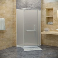 Душевой уголок RGW Hotel HO-084-W 100x100x195 см, профиль белый, стекло матовое