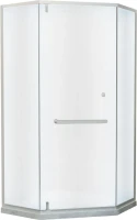 Душевой уголок RGW Hotel HO-084-W 100x100x195 см, профиль белый, стекло матовое