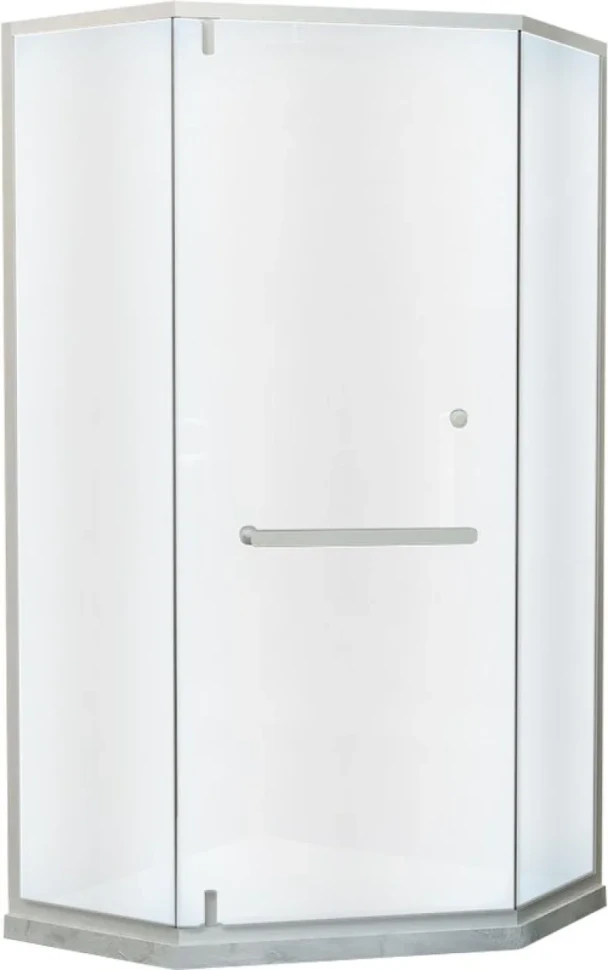 Душевой уголок RGW Hotel HO-084-W 100x100x195 см, профиль белый, стекло матовое