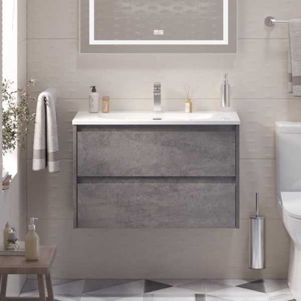 Тумба под раковину BelBagno Kraft 39 80 cemento grigio
