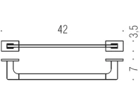 Полотенцедержатель Colombo Design Look B1609.BM Полотенцедержатель Colombo Design Look B1609.BM