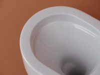 Комплект Ceramicanova Унитаз подвесной Ulma Rimless CN4006 безободковый, с микролифтом + Инсталляция Balance CN121001CH с кнопкой Circle глянцевый хром