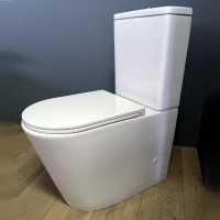 Унитаз напольный Maretti Флоренция безободковый с микролифтом, FL10NBM17-844, белый