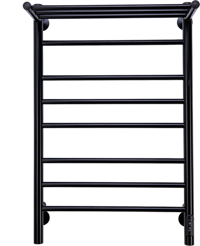 Полотенцесушитель электрический Comfysan Luce EC-10 80х50, с полкой, черный