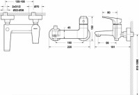 Смеситель для ванны с душем Bravat Vega F6119177CP-01