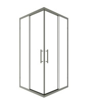 Душевой уголок Timo TKSS-90/13C-8 90x90 см, профиль никель, стекло прозрачное