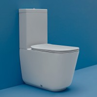 Унитаз-компакт напольный Kerasan Tribeca 511701 белый