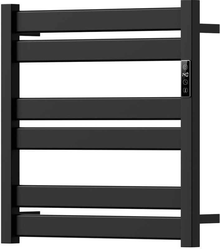Полотенцесушитель электрический Bauedge Elite AF0034 52x53, черный матовый