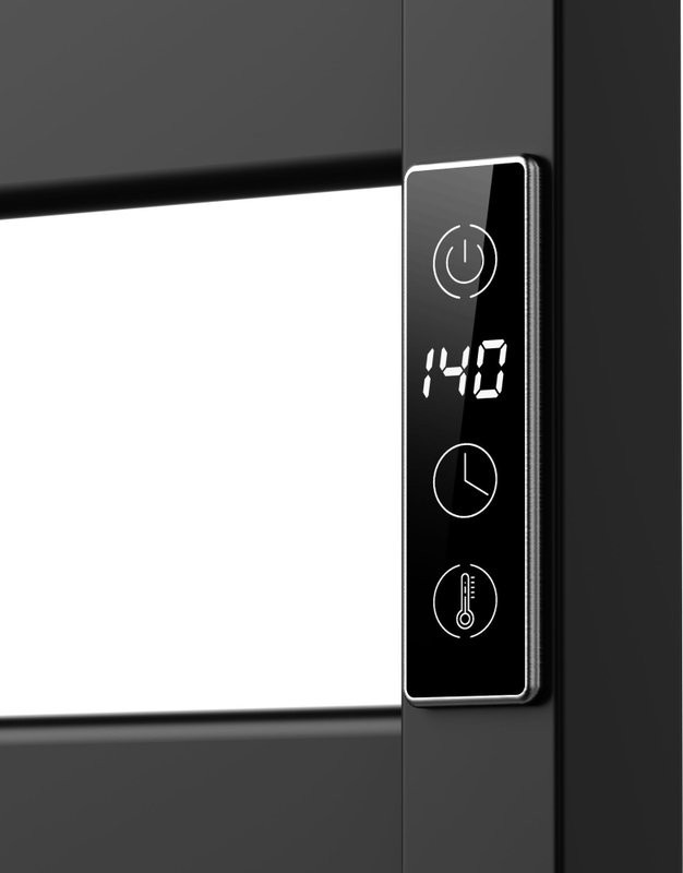 Полотенцесушитель электрический Bauedge Elite AF0034 52x53, черный матовый