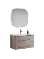 Мебель для ванной комнаты Aqwella 5 stars Neringa 80 подвесная, пепельная роза