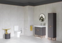 Унитаз-компакт напольный VitrA Zentrum 9012B003-7226 с биде и микролифтом