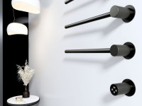 Полотенцесушитель электрический Wonzon & Woghand WW-AL314-MB С ВНУТРЕННЕЙ ЧАСТЬЮ, черный матовый