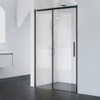 Душевая дверь в нишу BelBagno Acqua -BF-1-140-C-NERO профиль черный матовый Душевая дверь в нишу BelBagno Acqua -BF-1-140-C-NERO профиль черный матовый