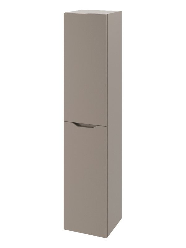 Шкаф пенал для ванной Orange Line 35 правый, матовый латте