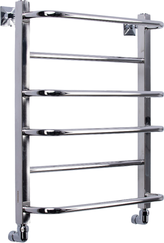 Полотенцесушитель водяной Comfysan Puro-K W-6 60х50 60x55 см, хром, лесенка
