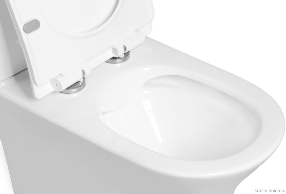 Унитаз-компакт напольный SantiLine SL-5022 с микролифтом