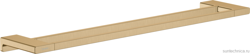 Полотенцедержатель Hansgrohe AddStoris 41743140 шлифованная бронза