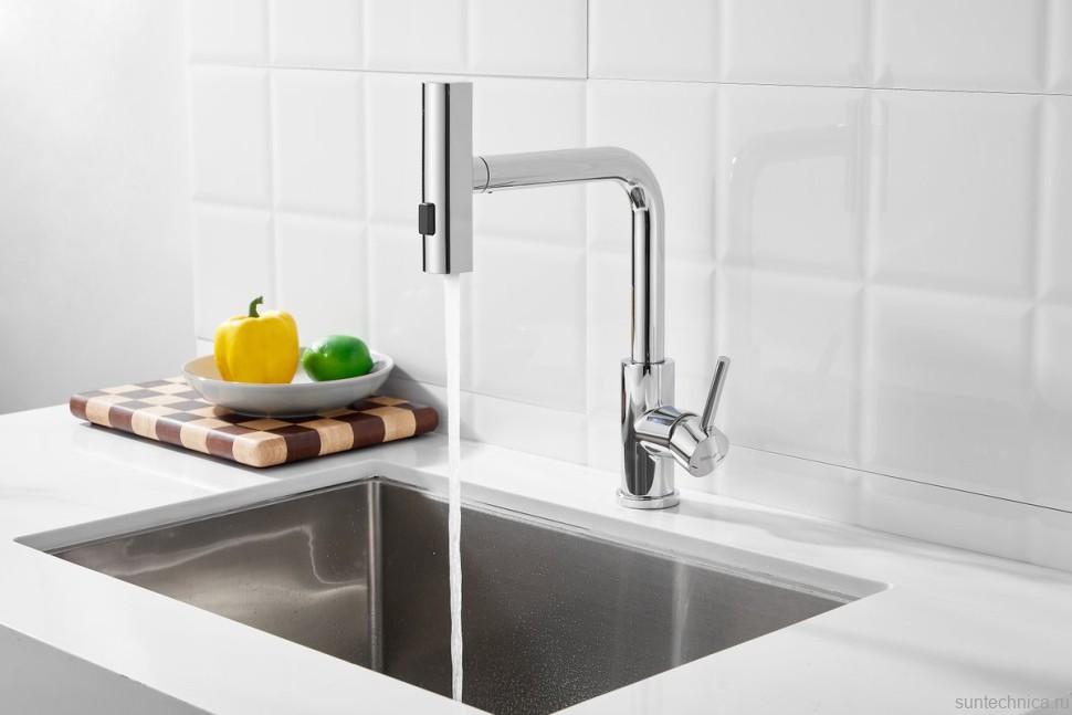 Смеситель для кухни BELZ B811 B74811 хром