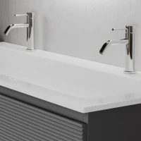 Мебель для ванной комнаты Sancos Folk 120 на двоих, grey soft
