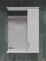 Мебель для ванной комнаты Orange Samara 60 белый глянец, со смесителем, зеркало Samara 50