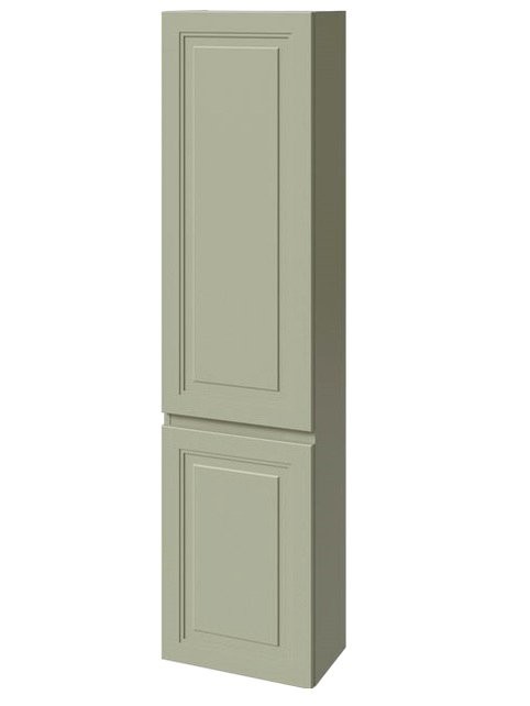 Шкаф-пенал для ванной Caprigo Wales Смальти 40 L олива