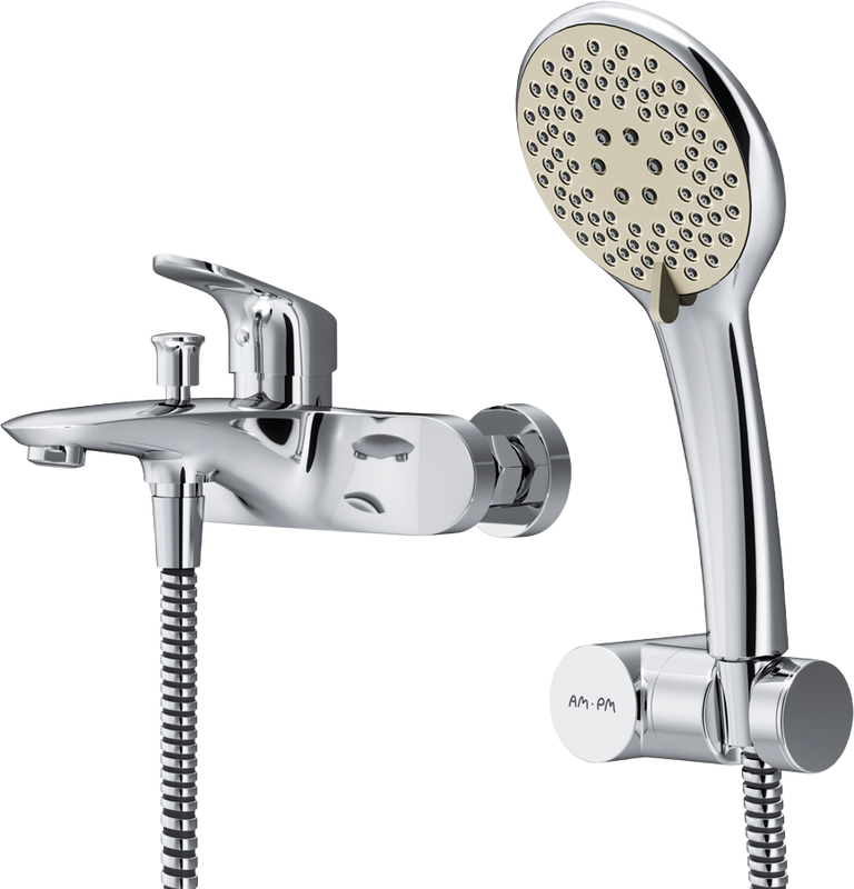 Смеситель для ванны с душем AM.PM Like F8015000 хром