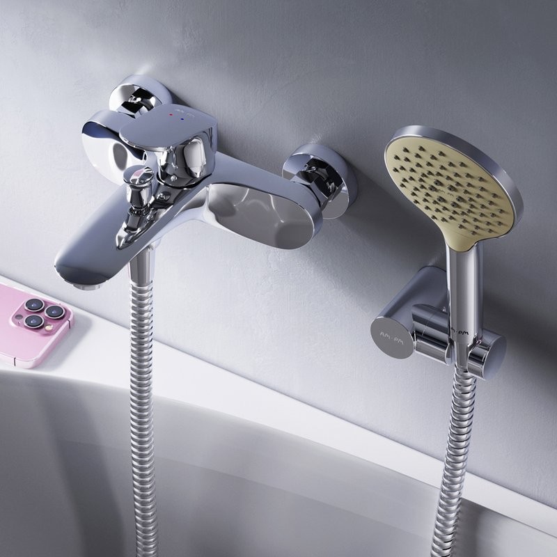 Смеситель для ванны с душем AM.PM Like F8015000 хром