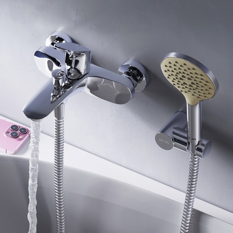 Смеситель для ванны с душем AM.PM Like F8015000 хром