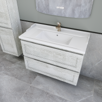 Тумба с раковиной Caprigo Wales 90 белый клен Тумба с раковиной Caprigo Wales 90 белый клен