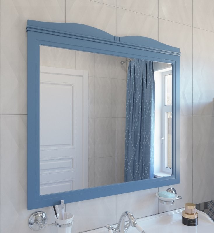 Зеркало Caprigo Borgo 100 бриллиантово-синее