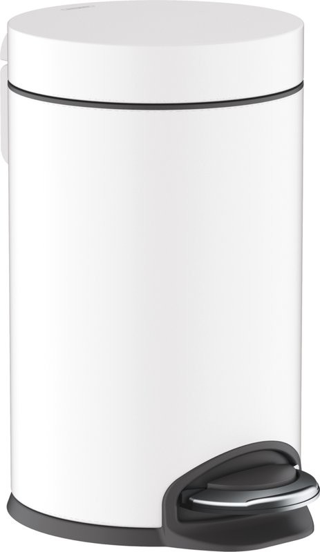 Набор Ершик Hansgrohe AddStoris 41752700 матовый белый + Держатель 41771700 матовый белый + Ведро 41775700 3 л, матовый белый