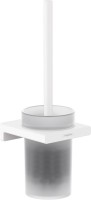 Набор Ершик Hansgrohe AddStoris 41752700 матовый белый + Держатель 41771700 матовый белый + Ведро 41775700 3 л, матовый белый
